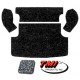 Kit de alfombra gris para maletero trasero (TMI 407) (5 piezas)