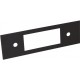 Placa frontal universal de metall negre per a ràdio de cotxes Retrosound (58x194mm)