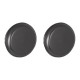 Conjunto de 2 botones de control negros estilo Blaupunkt para radio de coche Retrosound