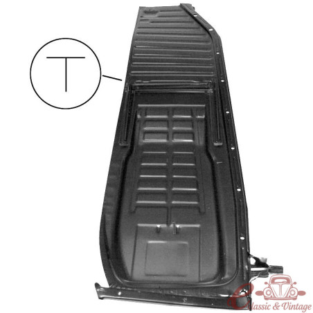 Full right half plank 8/67-7/73 (T rail)