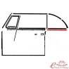 Espeto externo completo com cabine friso traseiro esquerdo. 65-79