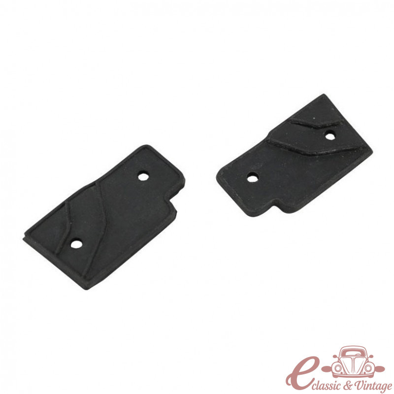 Placas de cobertura do defletor traseiro de borracha 73-79 2 unidades