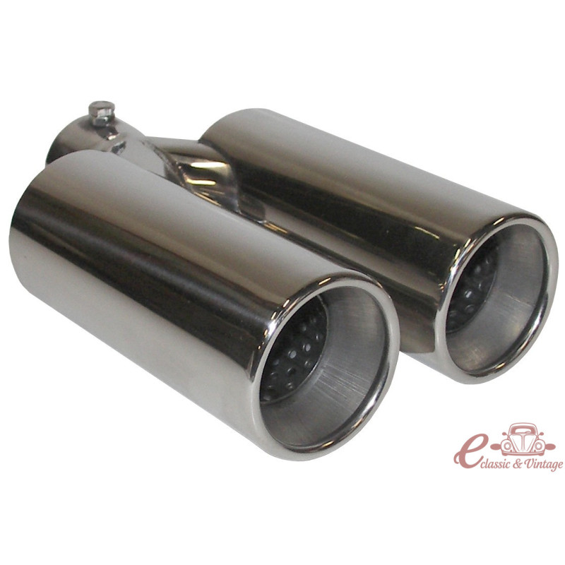 double sortie inox de remplacement pr échap. SEBRING