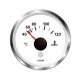 Rellotge de temperatura de l'aigua 40-120 ° C diàmetre 52mm fons blanc VDO