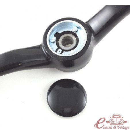 Volante preto original com buzina para T2 68-10 / 73