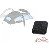 Headliner preto para 64-67 com teto solar (TMI 45)