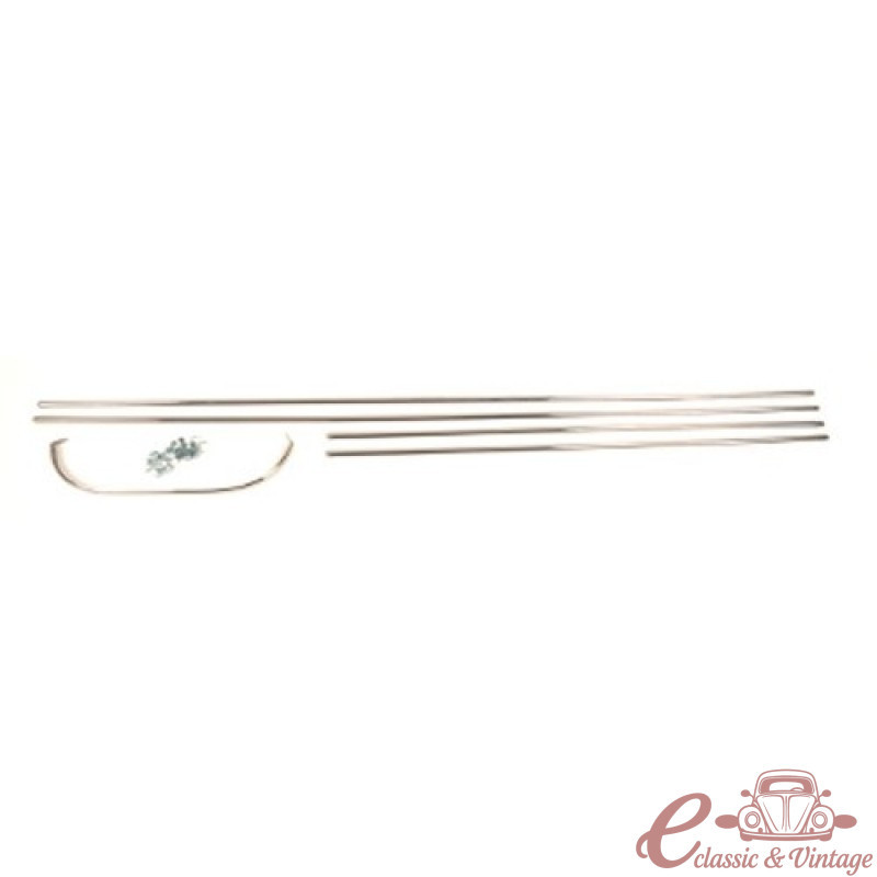 Kit de motllures de portes cromades per a escarabat Sedan 58-59