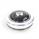 Botó de botzina d'alumini de cos sencer amb logotip Wolfsburg Silver per al volant ref 07040