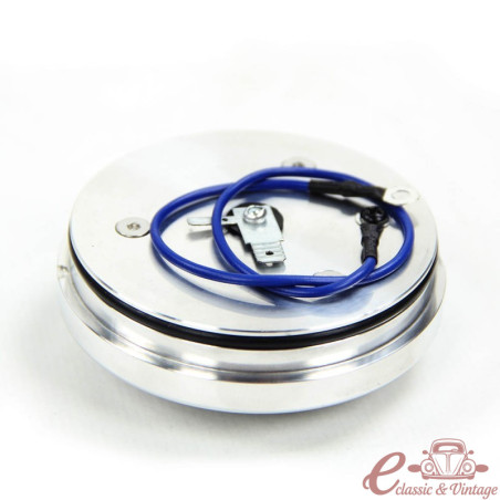 Pulsador de aluminio de cuerpo entero sin logo para volante ref 07040