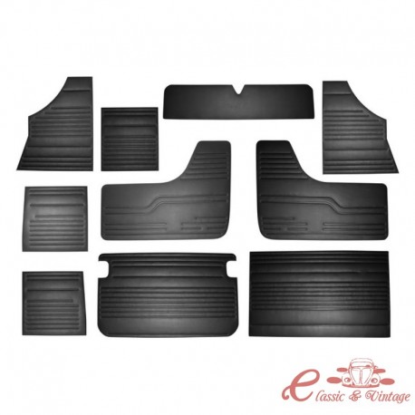 Set de 10 paneles de puerta Bay Window 68-79 Negros