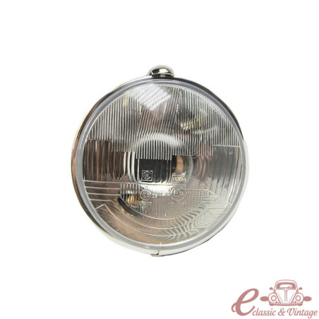 Farol redondo H4 + cuba cromada repro