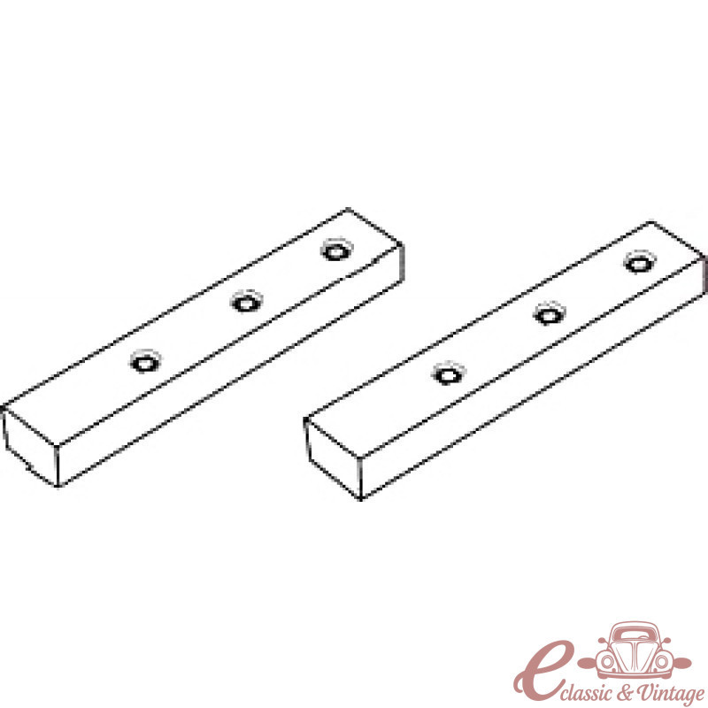 Set de 2 guies davanteres de sun roof T1 i T2 -55