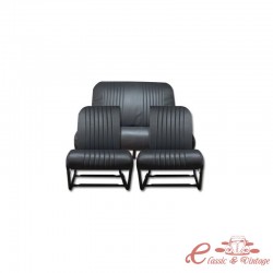 Poltronas dianteiras ASYMMETRIC + banco traseiro SKAI BLACK D1937 + D1938 + D1936