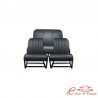 Sillones delanteros ASIMETRICOS + Banqueta trasera SKAI NEGRA D1937 + D1938 + D1936