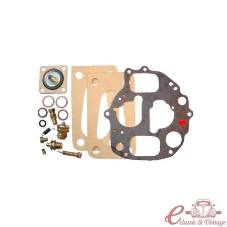 Kit de carburador de corpo duplo supercompleto 26/35