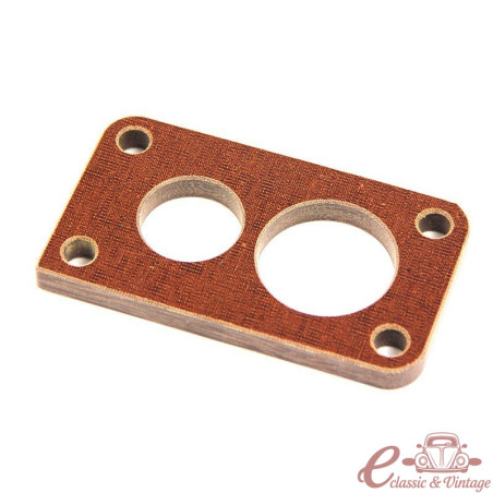 Separador de carburador de baquelita de doble cos