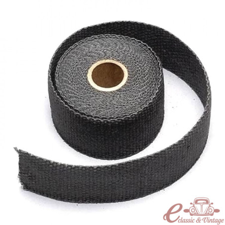 Conducto de escape negro (5 cm de ancho, 4,5 m de largo)