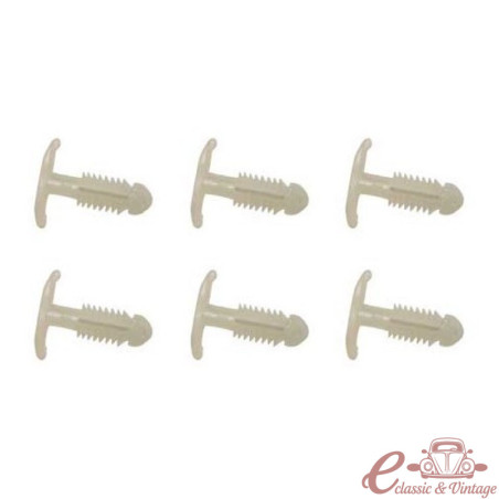 kit de 6 clips de joint de capot avant 1303