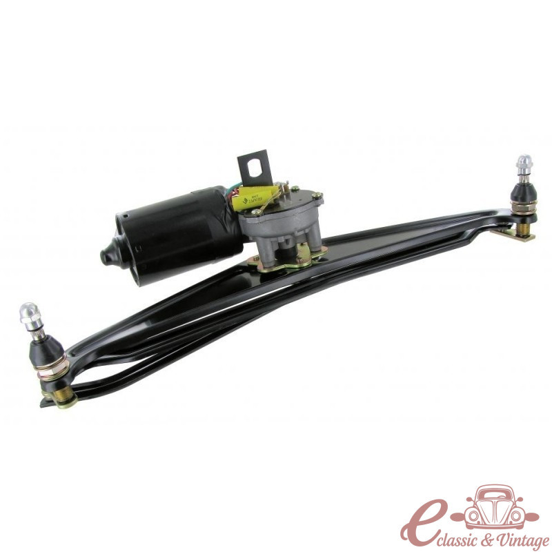 mécanisme d'essuie-glace complet avec axes, tringlerie et moteur 12V assemblé 67-