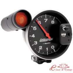 Tacômetro “AUTOGAGE” 125mm de diâmetro com shift light até 8.000 rpm