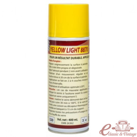 Spray de vernís groc per a l'aspecte dels fars antics RESTOM®YellowLight 8870 (esprai de 400 ml)