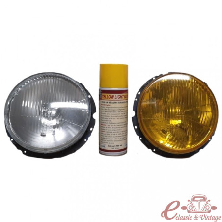 Spray de verniz amarelo para visual de farol antigo RESTOM®YellowLight 8870 (spray de 400ml)