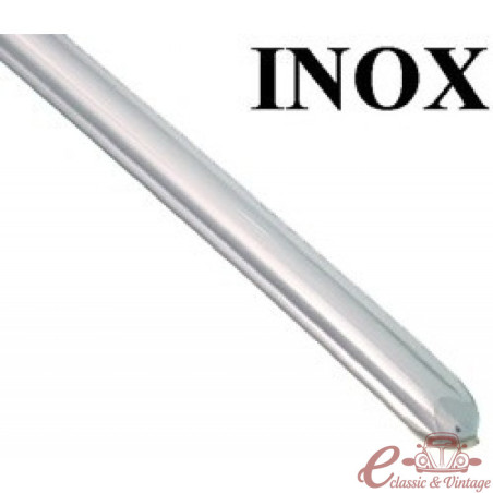 set de 7 baguettes inox nervurées 4/51-9/52