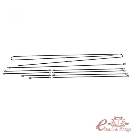 Kit tubo freno rígido 10/66-7/67 (doble circuito)