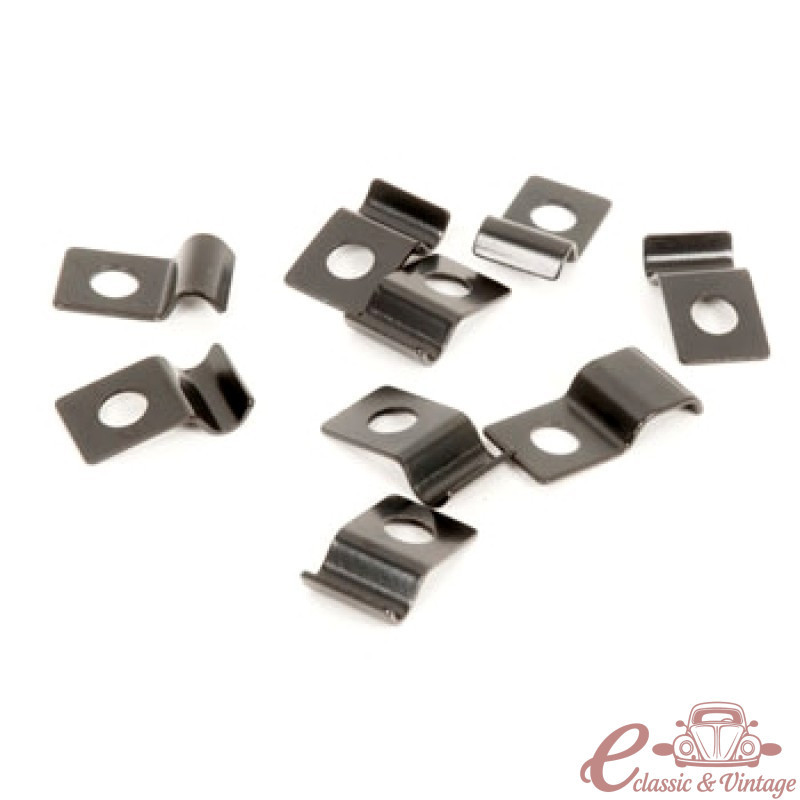Conjunto de 9 clipes de retenção de tubo de freio rígido T2 3/55-7/67