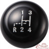 Pom del canvi VINTAGE SPEED negre diàmetre 7mm