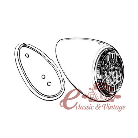 Set de 2 juntes de pilot del darrere 8 / 55-7 / 61