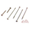 Conjunto de 6 parafusos piloto de plástico 1300 8 / 67-7 / 73 e 1302