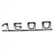 Monograma "1600" cor PRATA para Porsche 356 pré-A/A/B/C