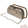 Conjunto de 2 tampas de balancim SCAT inox com grampos