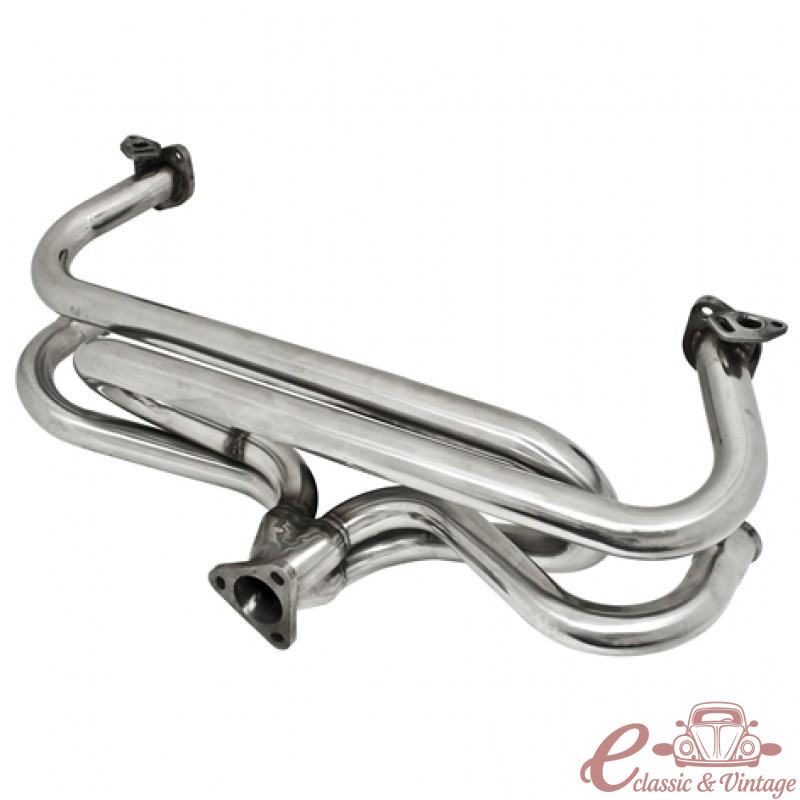 Manifold 4 em 1 pequeno flange EMPI 13/15/1600cc em AÇO INOXIDÁVEL