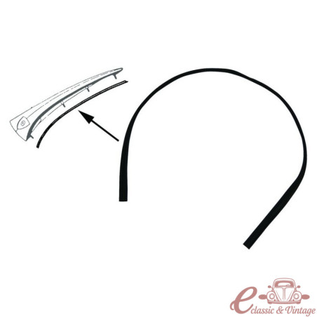 Junta de la empuñadura del capó delantero para Porsche 356 B/C