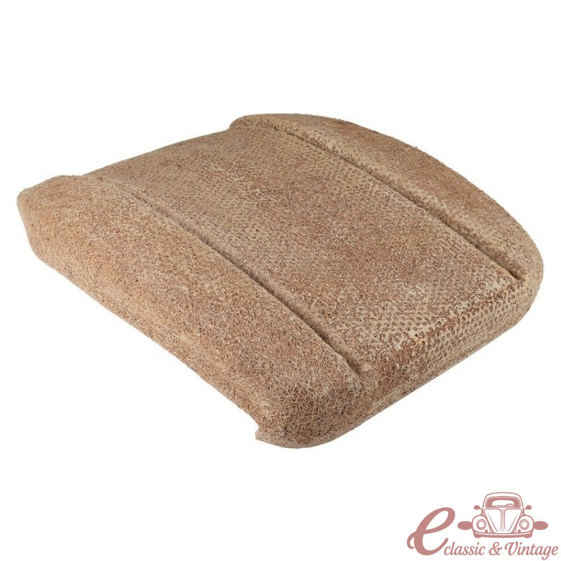 Cojín de asiento delantero acolchado fibra natural para Porsche 356