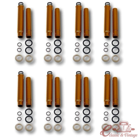 Set de 8 tubos de guias de balancines SCAT (Modelo con dos juntas toricas por tubo)