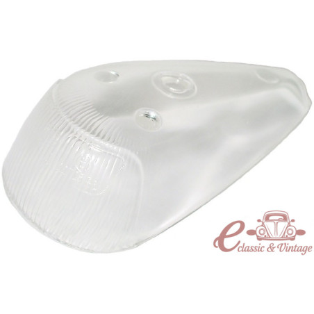 glace de clignotant d'aile blanche 8/63- (avec marquage CE)