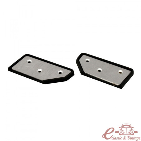 set de 2 plaques de fermeture de déflecteur arrière en aluminium 65-72