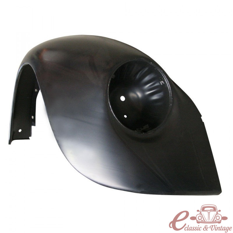 aile avant droite 8/67-7/73 (sans trou de grille de klaxon et avec trou de clignotant)
