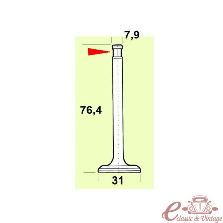 Soupape d'échappement 425 09-1954 à 02-1963