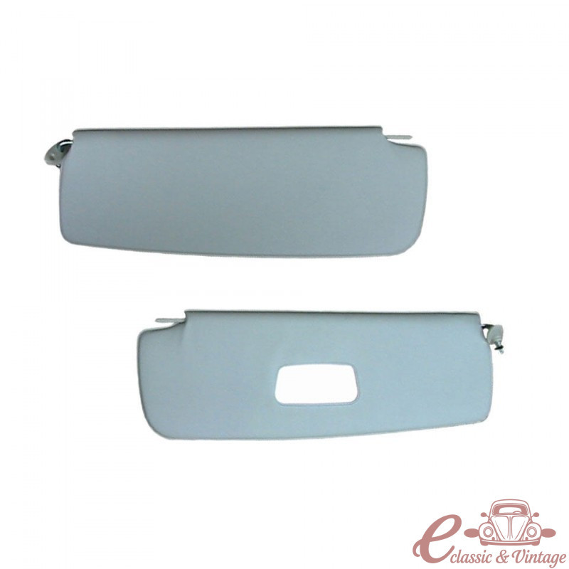 pare-soleil BLANC avec miroir passager pour Type 3 1961-1974 (paire)