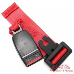 Extensión de cinturón roja con hebilla solo para cinturones SECURON (largo: 40 cm)