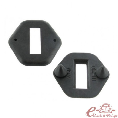 Set de 2 joints hexagonaux d'arrêt de porte 52-57 WCM