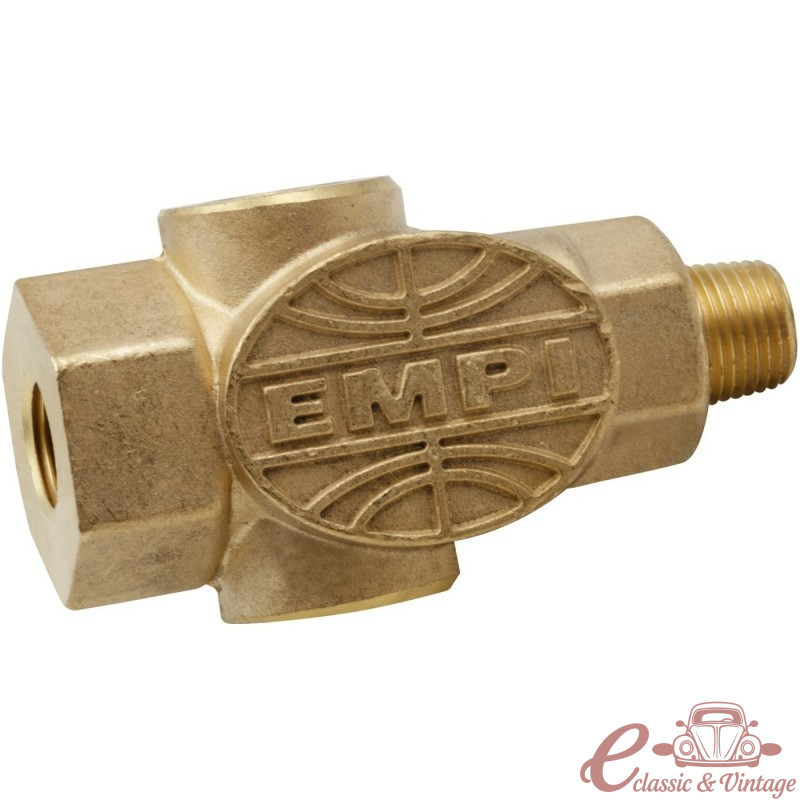 Adaptador EMPI "T" per muntar 3 sondes (1 rosca mascle M10x1.0 i 3 rosca femella M10x1.0)