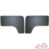 Conjunto de 2 painéis de portas dianteiras Bay Window 68-79 Preto