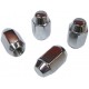 Set de 4 tuercas de ruedas cromadas conicas (1/2x20) para ref 37754 o 37920