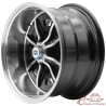 Jante SPRINT STAR noire et polie 8 x 15" en 4 x 130 (ET -18)