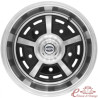 Jante SPRINT STAR preta e polida 8 x 15" em 5 x 205 (ET -18)